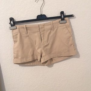 Women's khaki shorts
